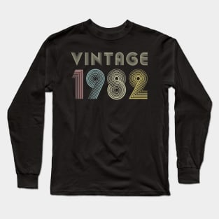 38Th Birthday Gift Vintage 1982 Classic Men Women Long Sleeve T-Shirt